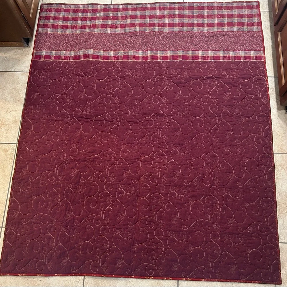 Patchwork Quilt with Star Pattern - Multicolor - Picture 2 of 11